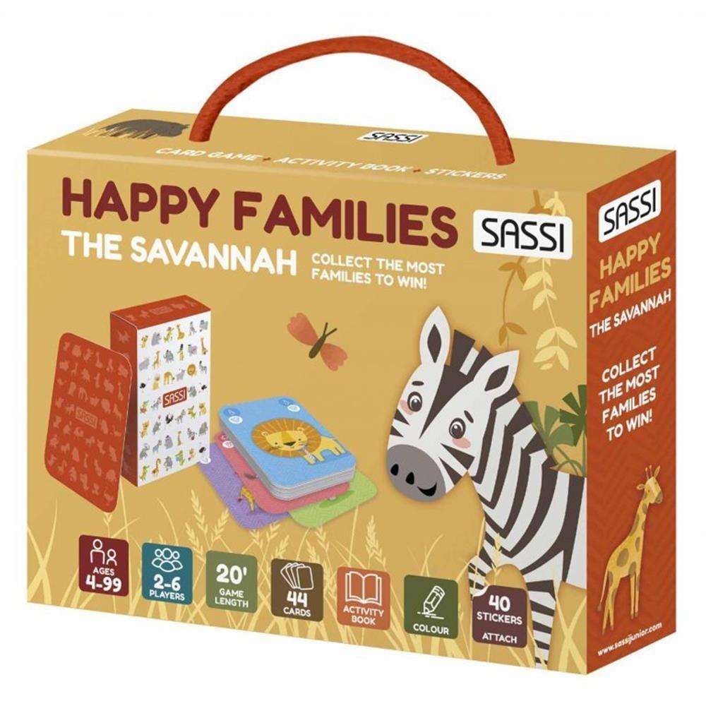 Sassi-Mutlu Aileler Kart Oyunu-Savanna