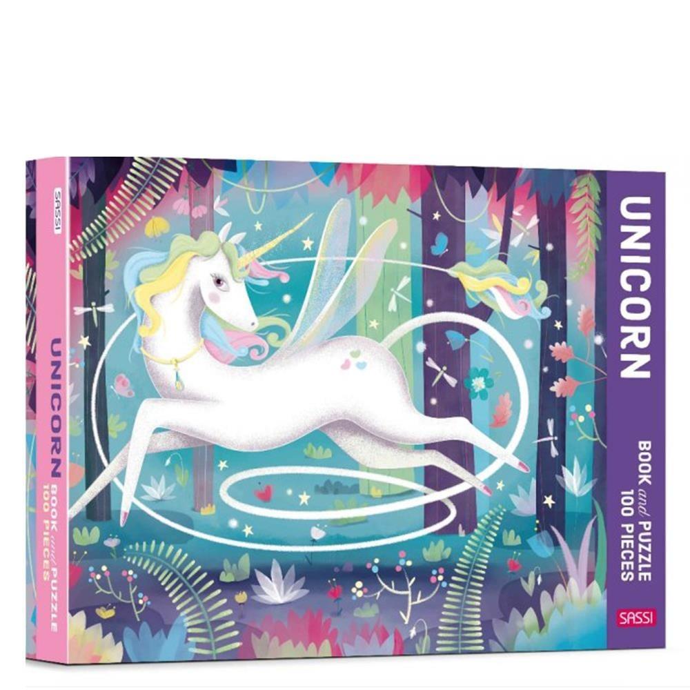 Sassi-Unicorn - Kitap Ve Puzzle