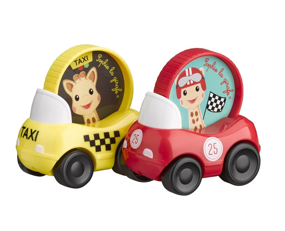 Sophie La Girafe 2'li Araç Seti