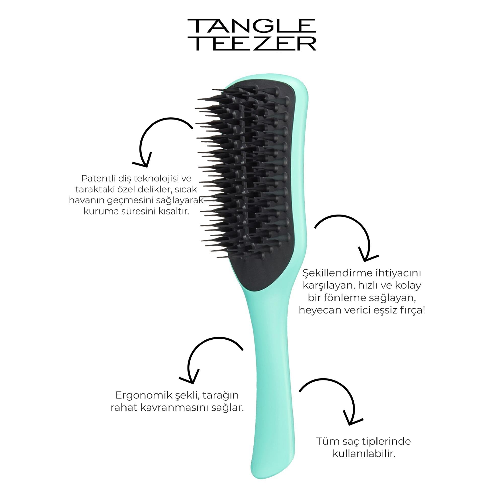Tangle Teezer-Easy Dry Saç Fırçası-Sweat Pea Mint