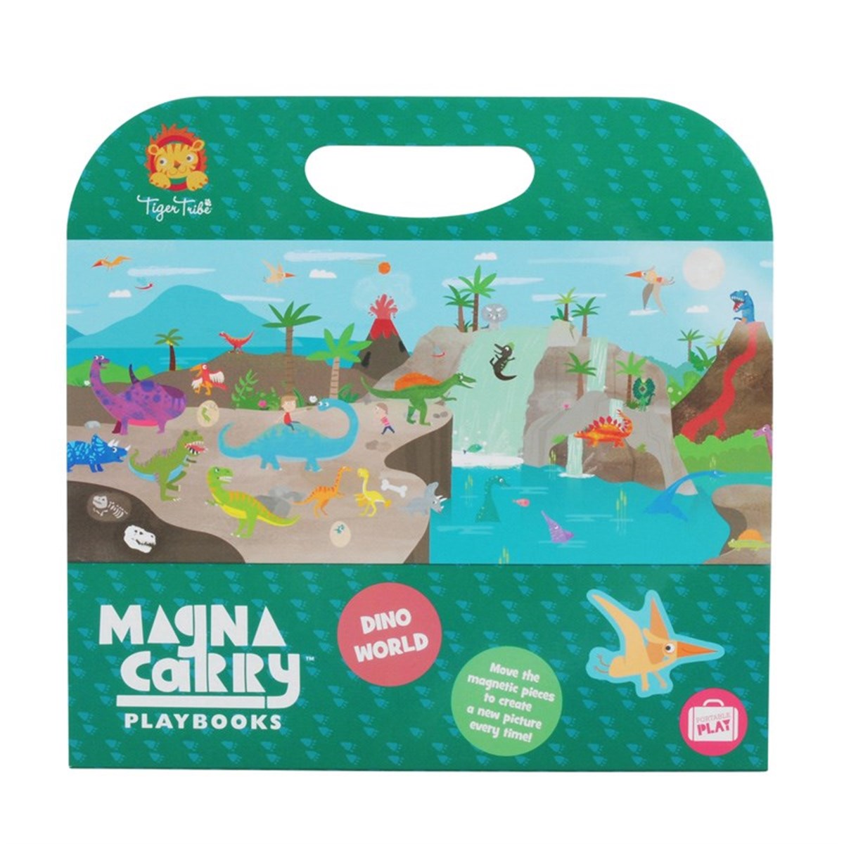 Tiger Tribe Mıknatıslı Oyun Seti-Dino World