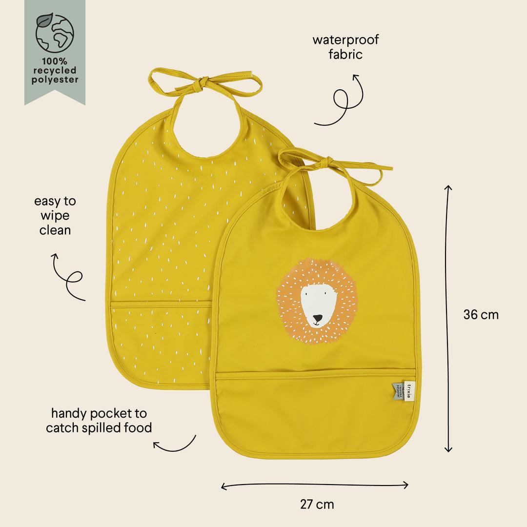 Trixie-Waterproof Bib-Mr Lion Sugeçirmez Önlük 2'li