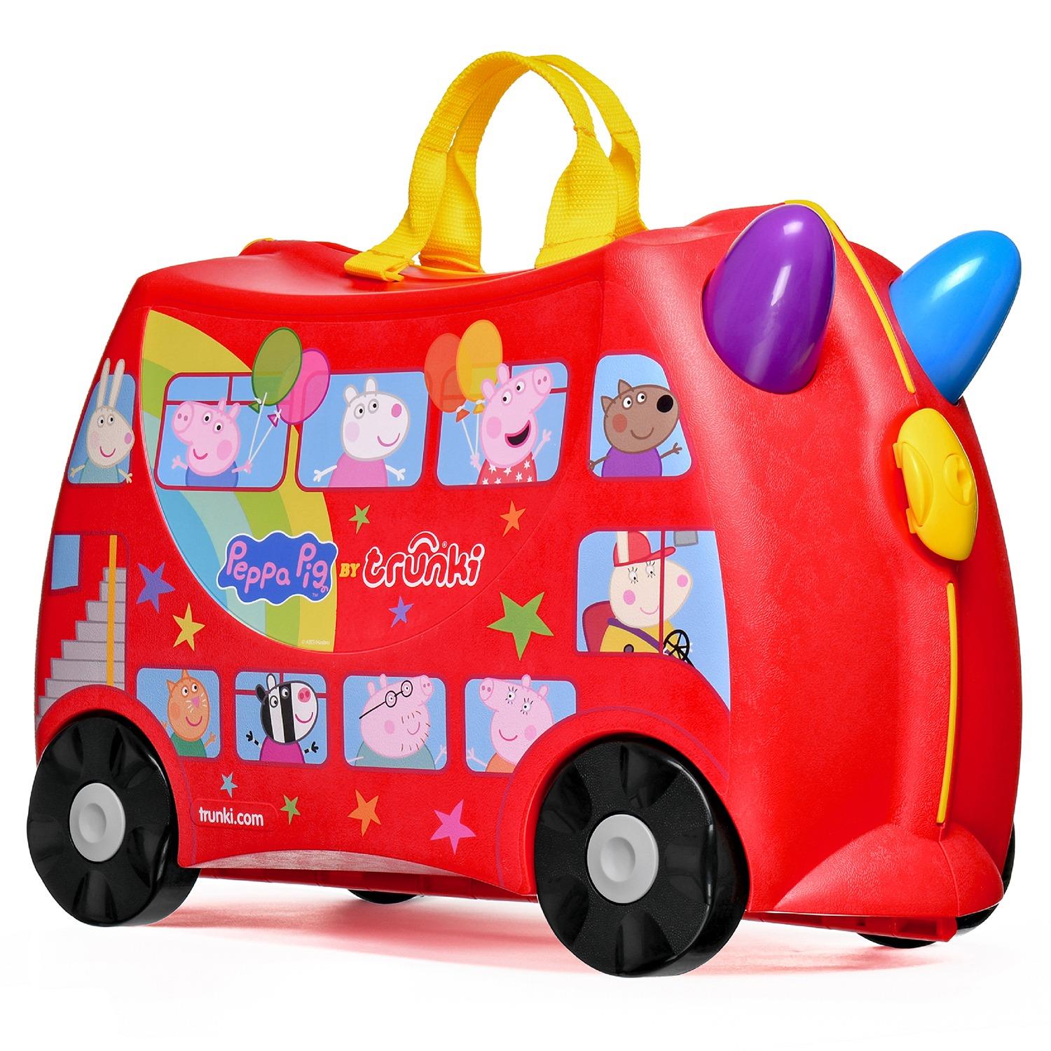 Trunki Çocuk Bavulu-Peppa Pig Party Bus