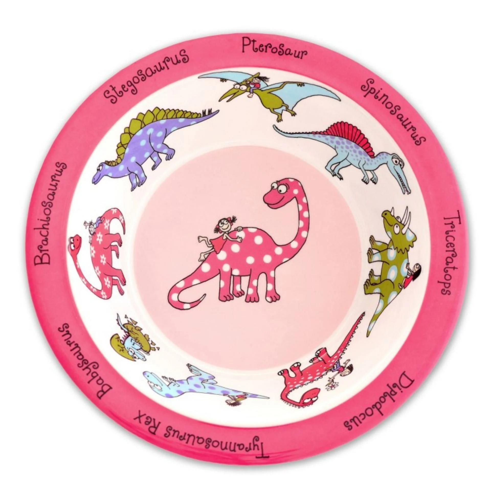 Tyrrell Katz Melamin Kase-Pink Dino