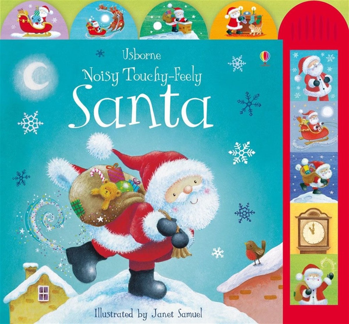 Usborne-Noisy Touch Feely Santa