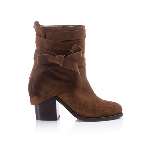 Taba Suede Ankle Bootie - HAILEY