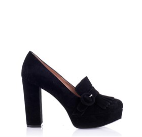 Siyah Platform Ayakkabı - FOGGIA