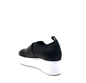 Siyah Streç Sneaker - NEO