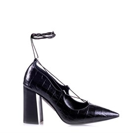Siyah Topuklu Ayakkabı - LADY