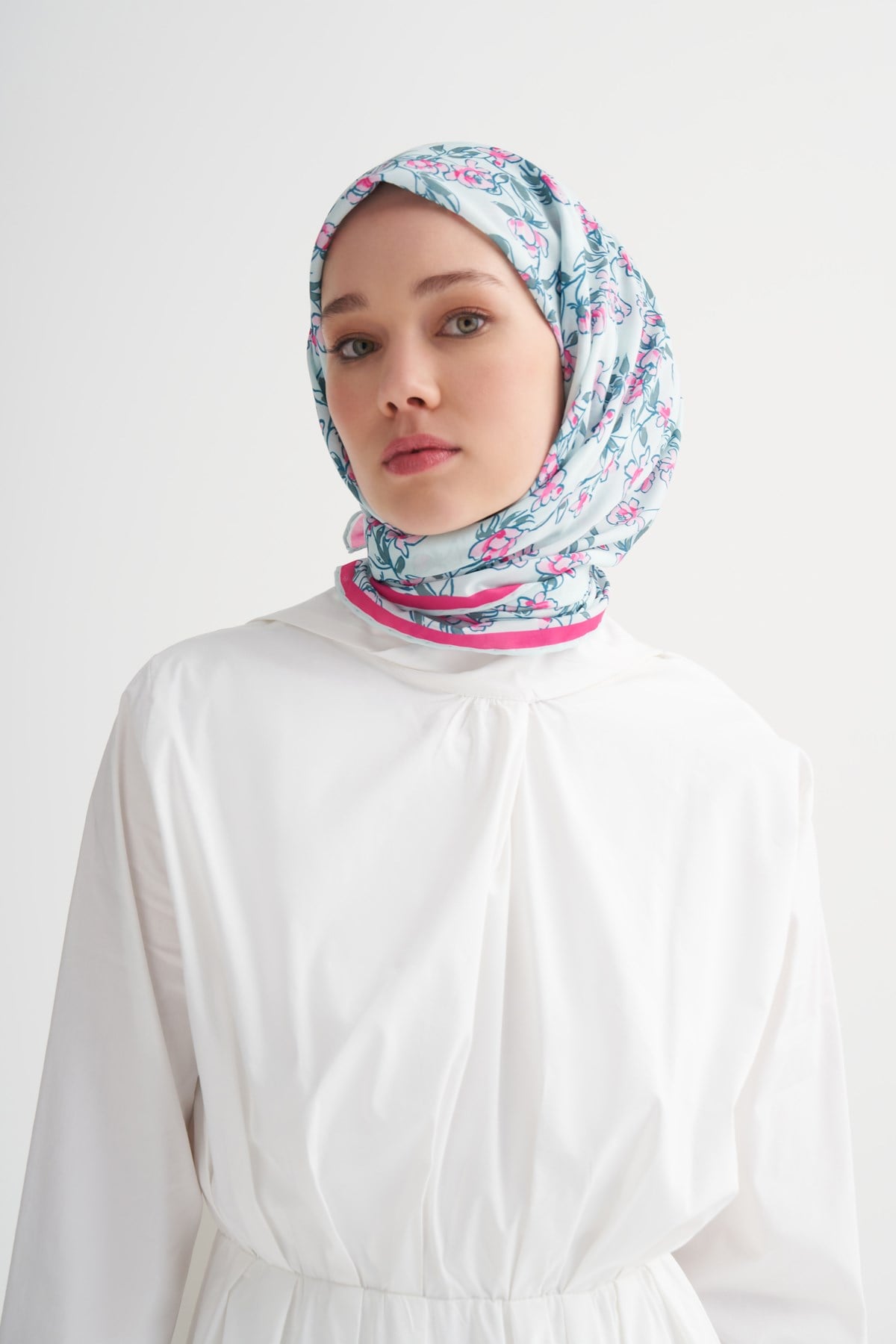Florina Soft Eşarp Turkuaz