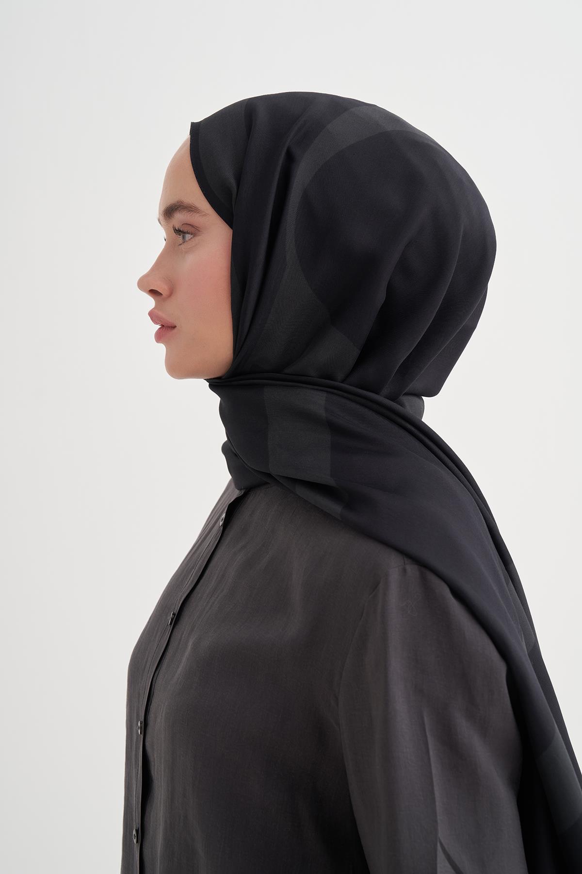 Linea Monogram Floş Şal Antrasit