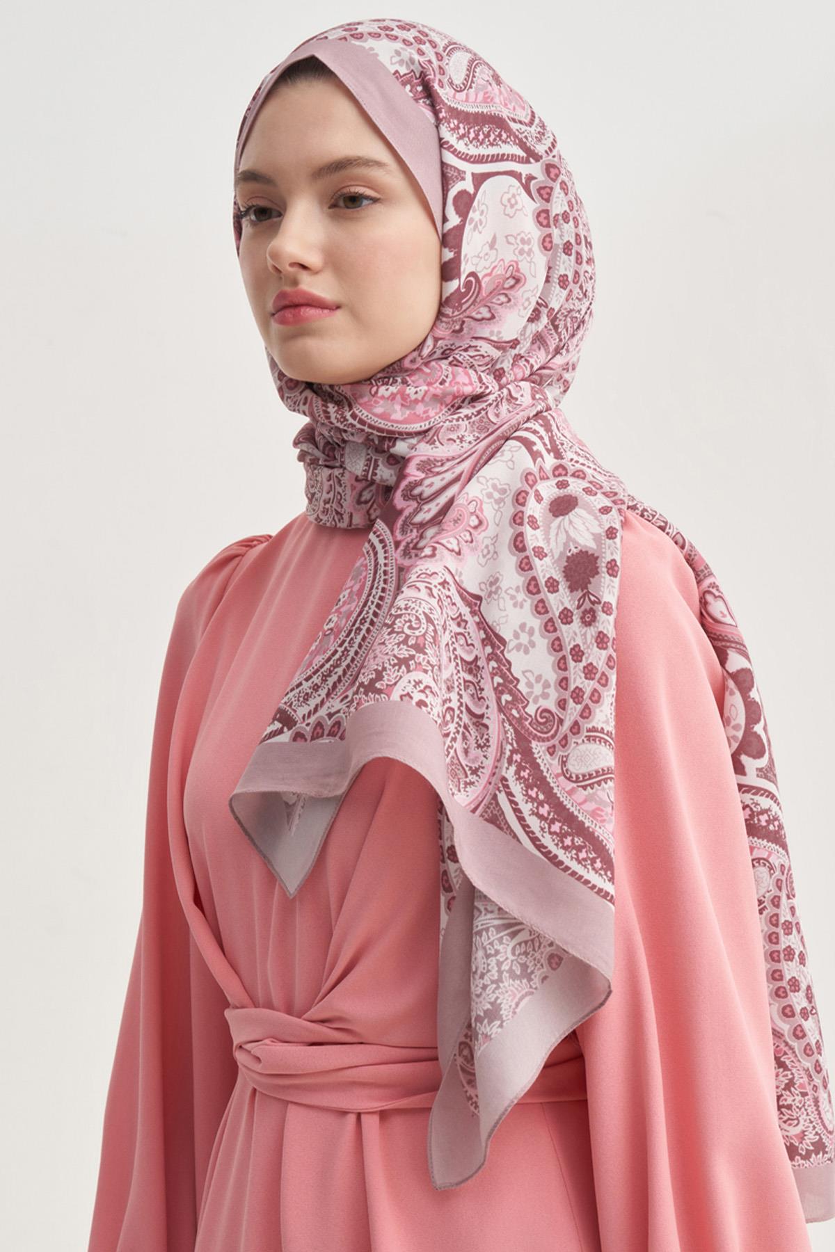 Rosella Soft Pembe Nilla Pamuklu Şal