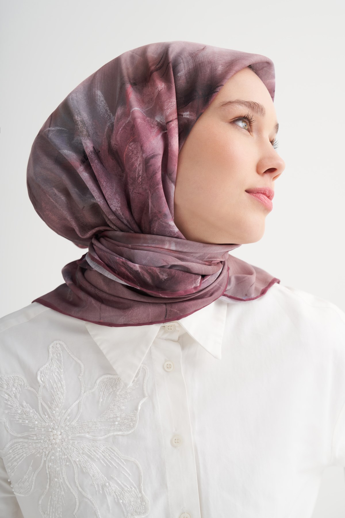 Bloomia Soft Eşarp Pudra
