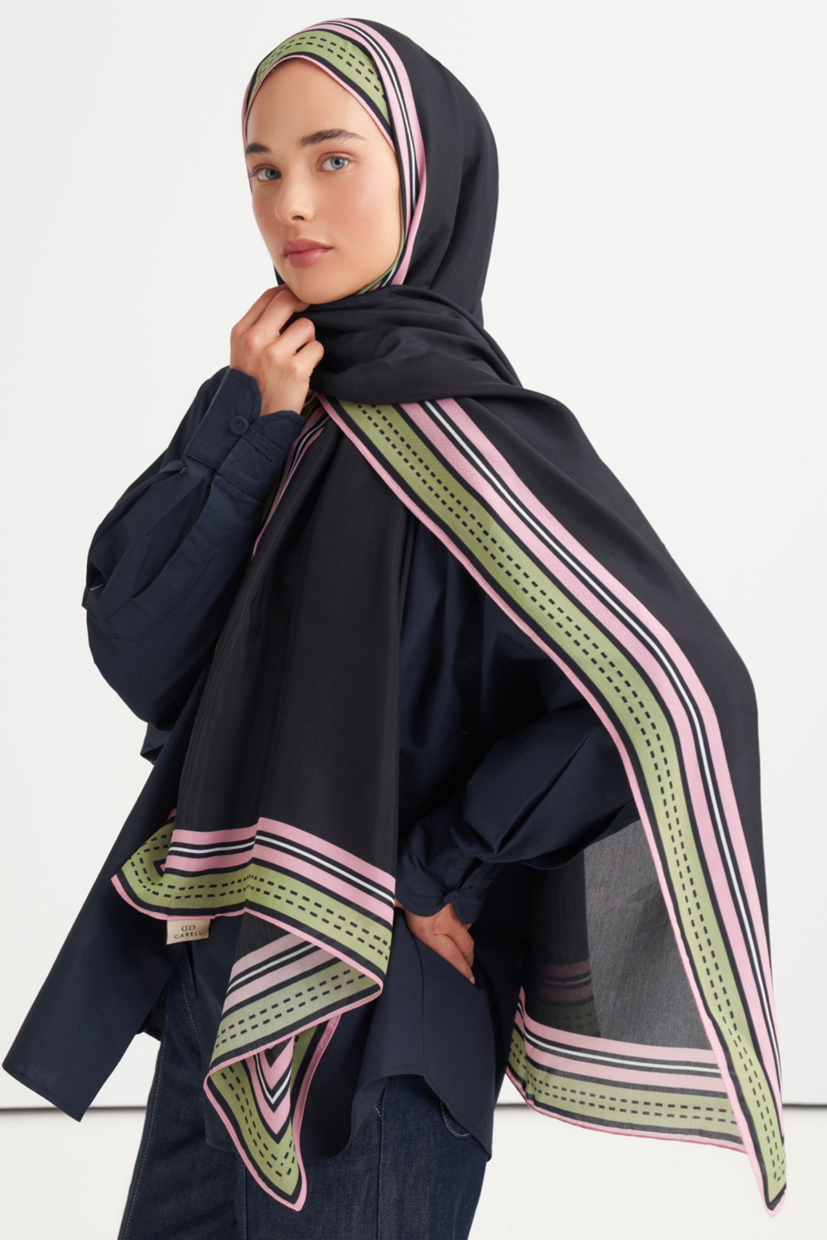 Marlove Floş Şal Siyah
