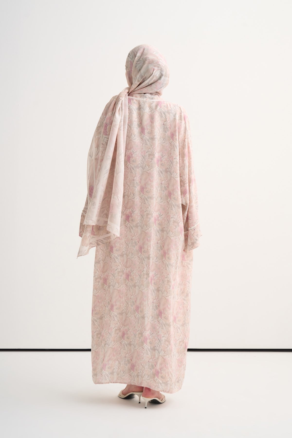 Rosin Floş Abaya Pembe