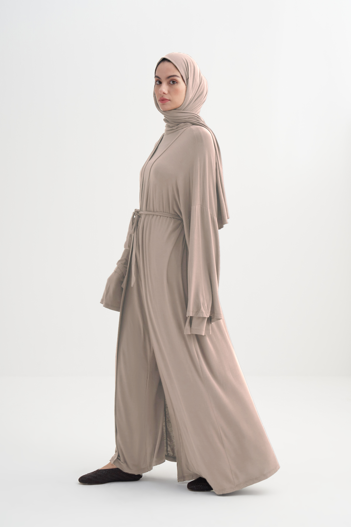 Micro Modal Abaya Taş