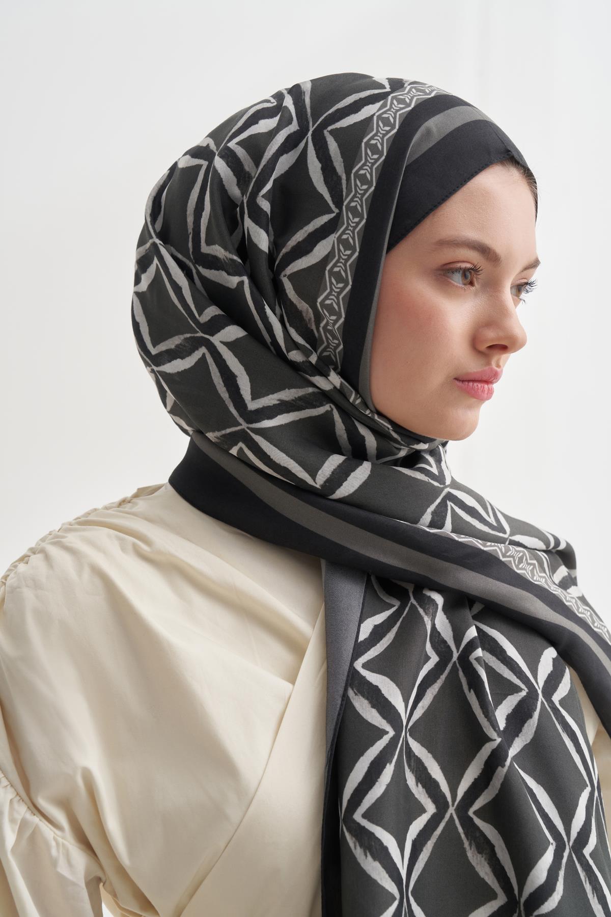 Velora Vela Floş Şal Antrasit