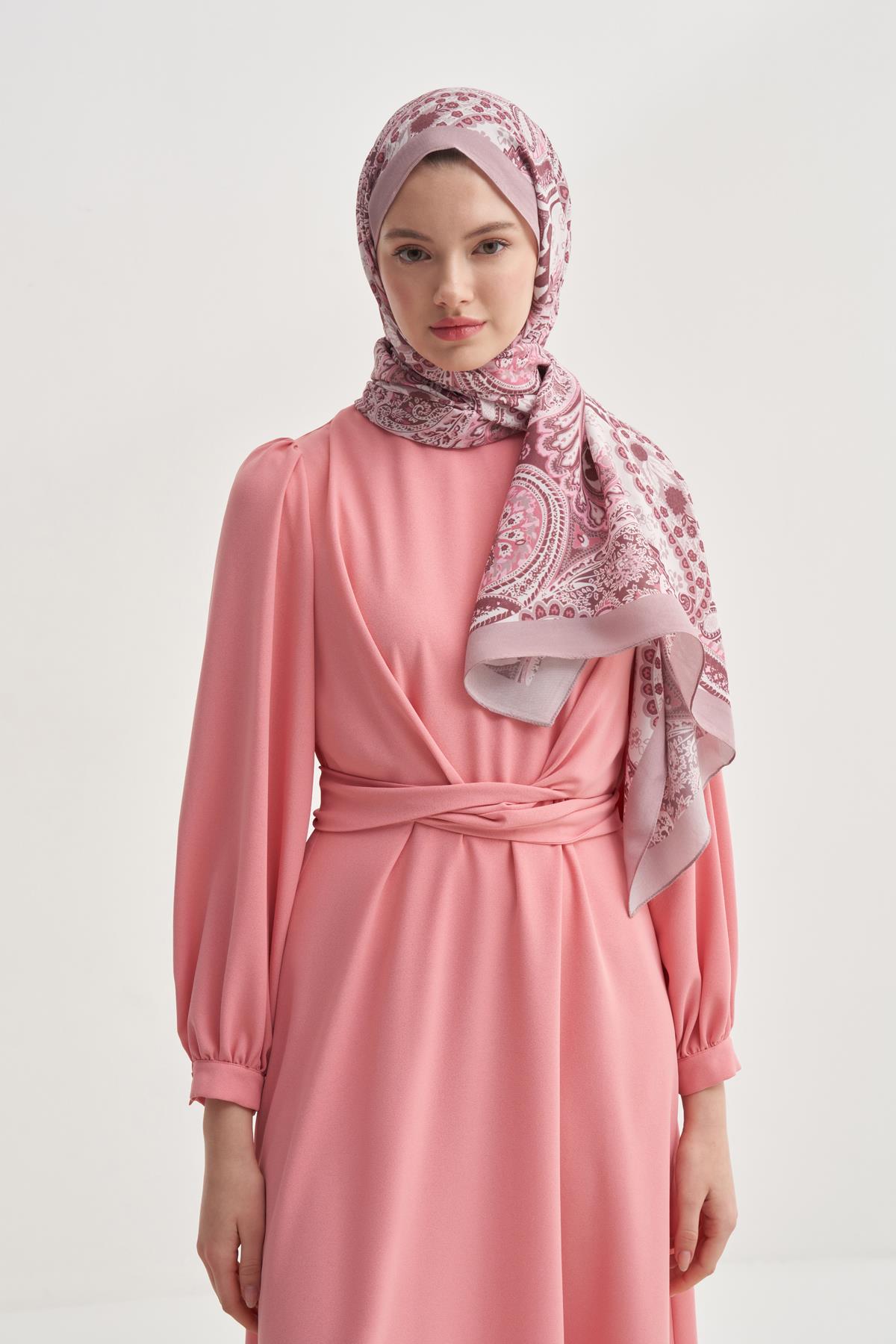 Rosella Soft Pembe Nilla Pamuklu Şal