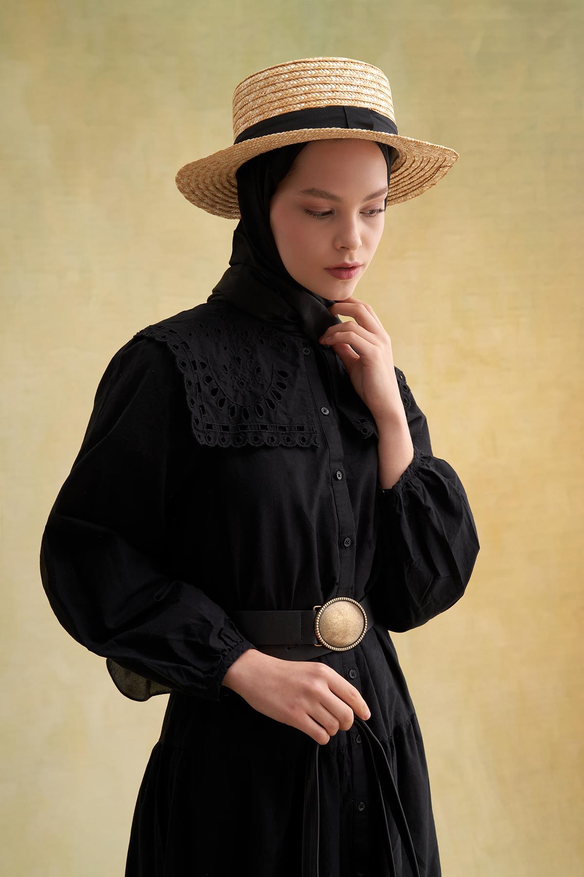 Bantlı Plaj Şapkası