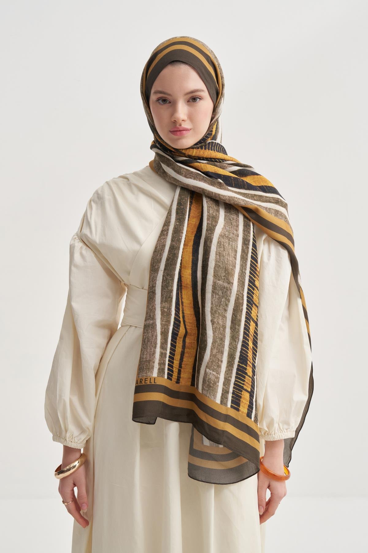 Arden Vela Floş Şal Haki