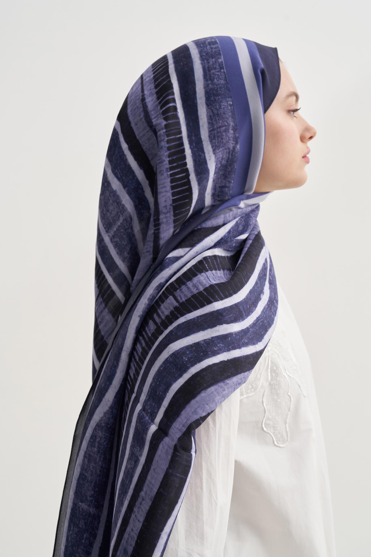 Arden Vela Floş Şal Morcivert