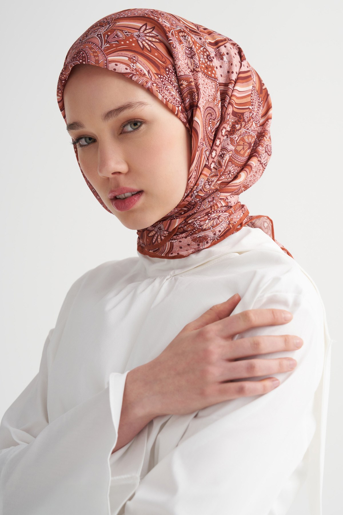 Nerissa Soft Eşarp Turuncu