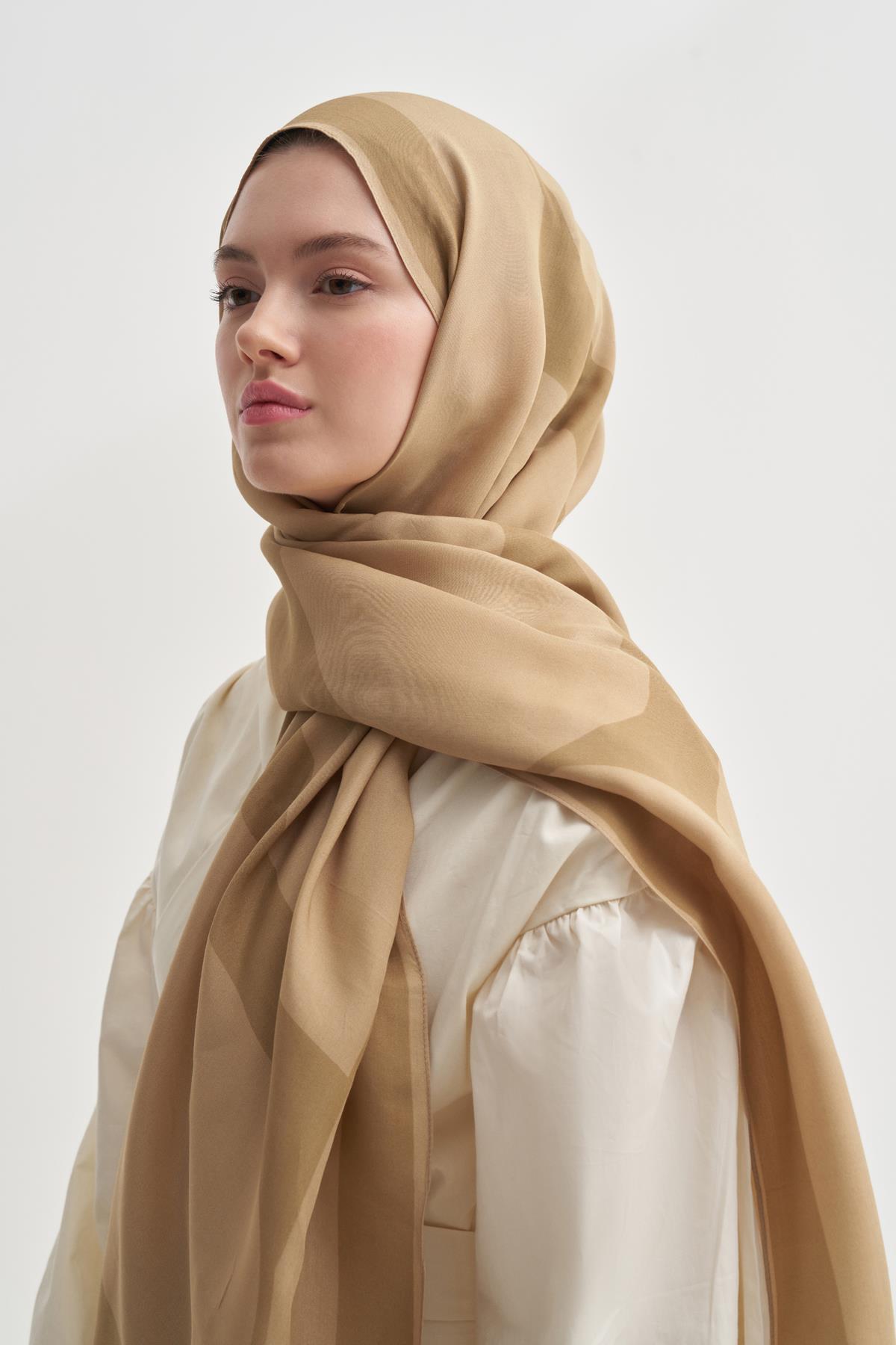 Linea Hardal  Monogram Floş Şal