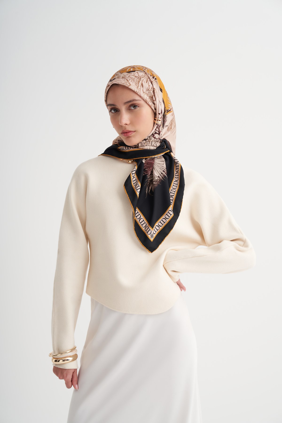 Botinica Hardal Twill Eşarp