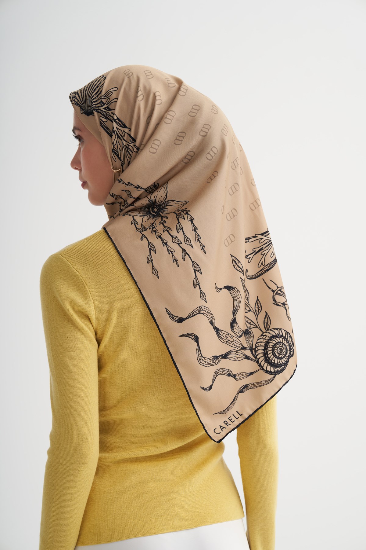 Marina Gold Twill Eşarp