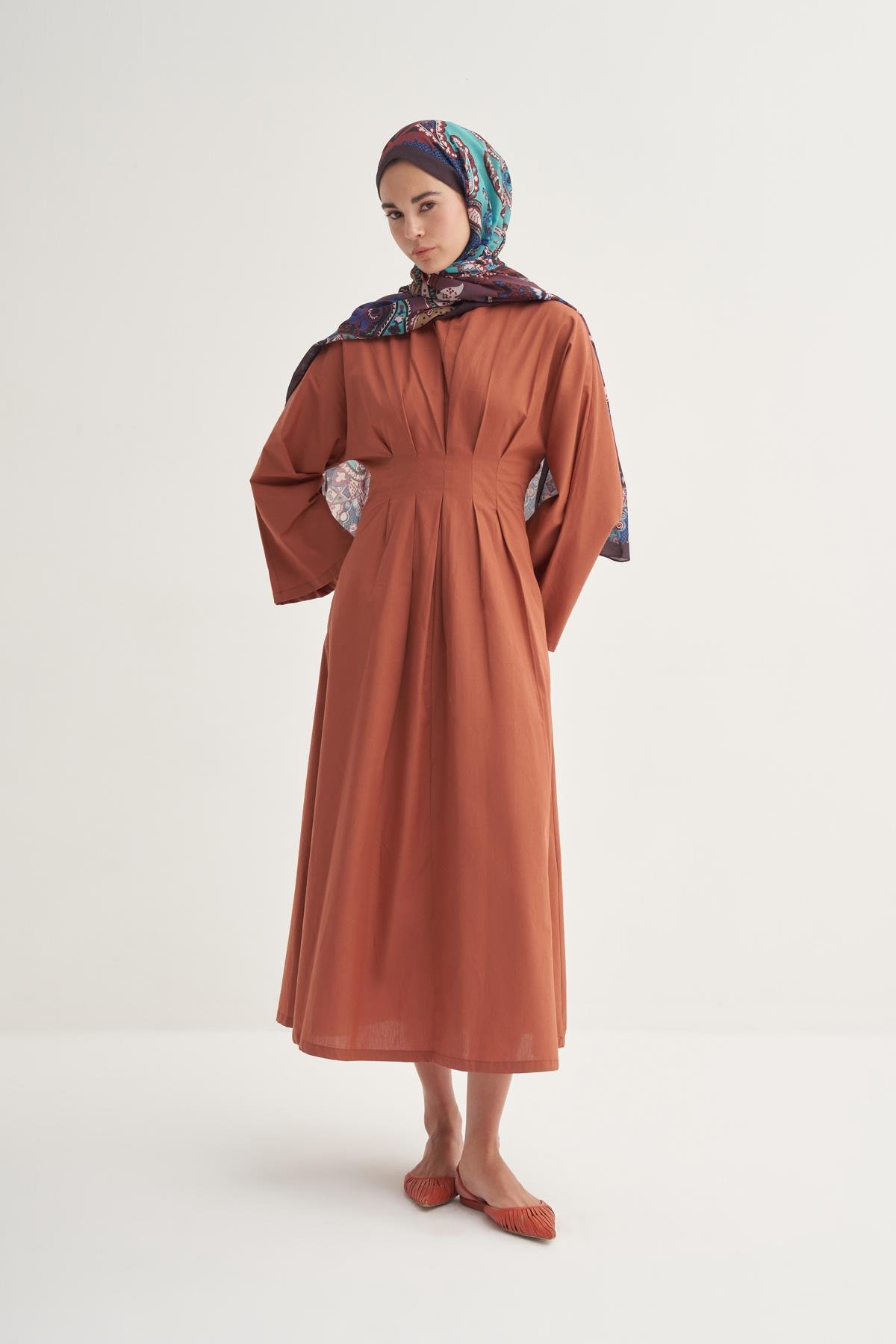 Liora Dark Nilla Pamuklu Şal