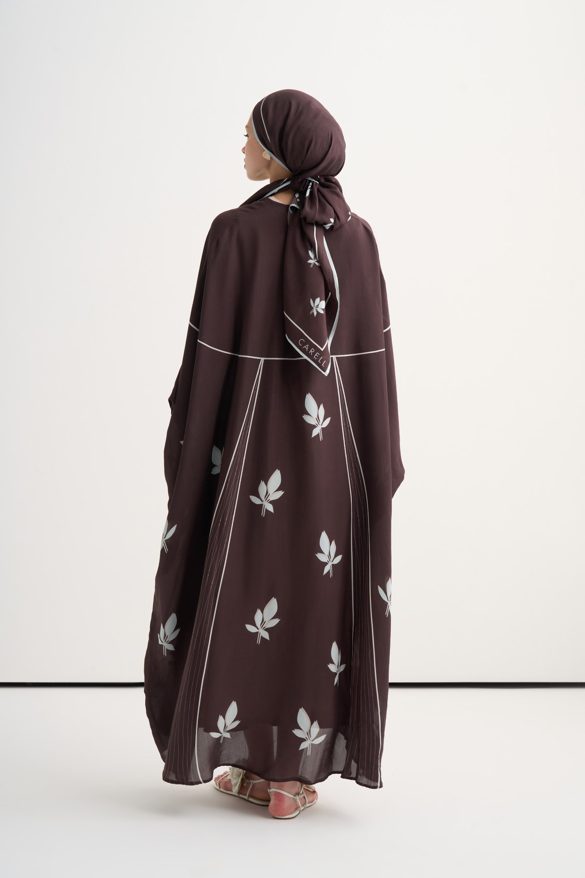 Colesse Floş Kaftan Kahve