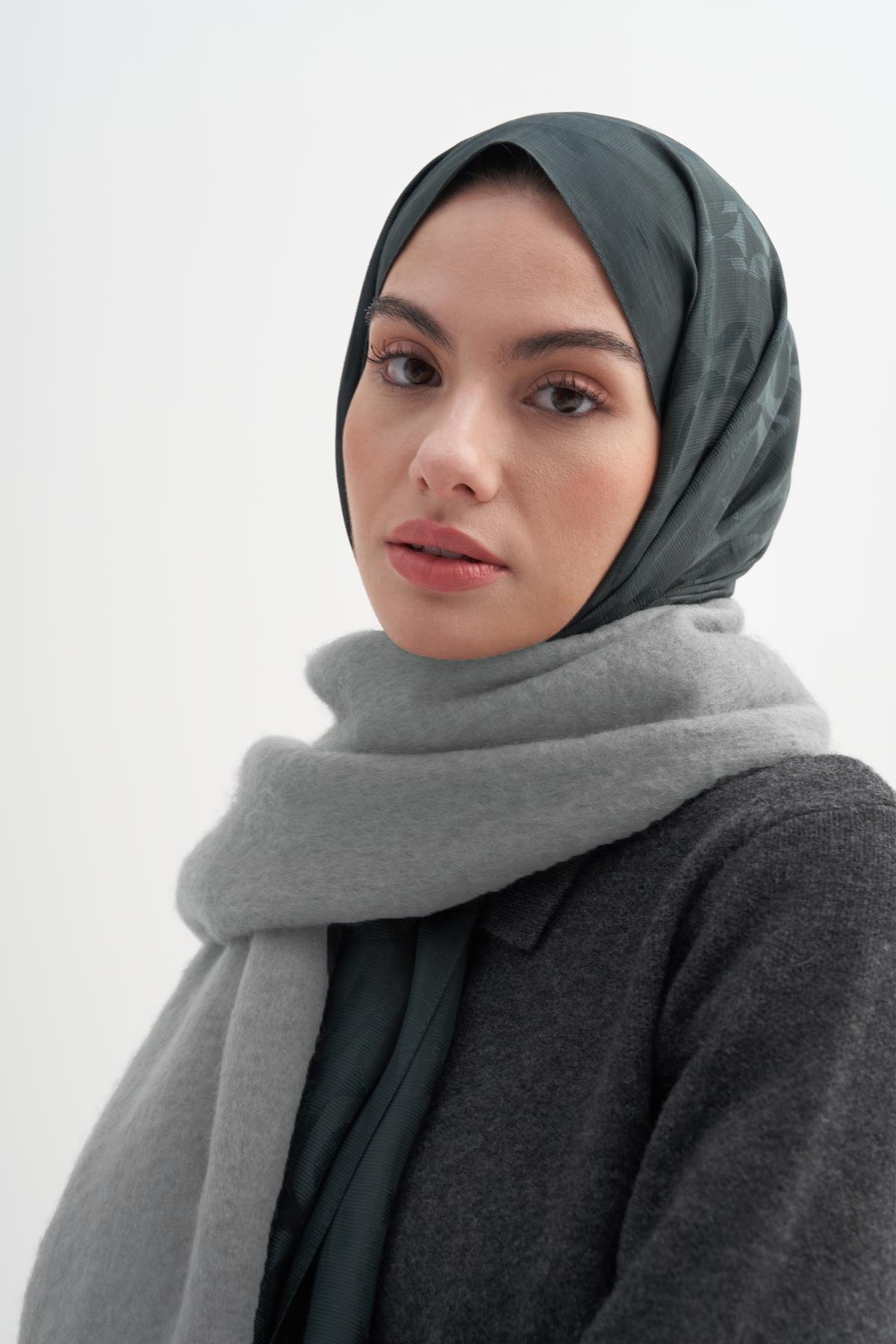 Şal Atkı Gri