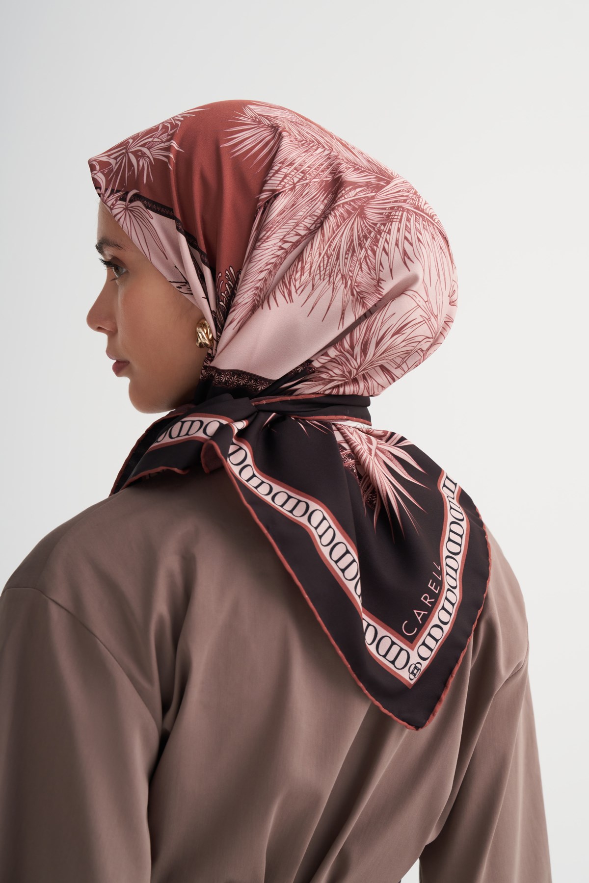 Botinica Bordo Twill Eşarp