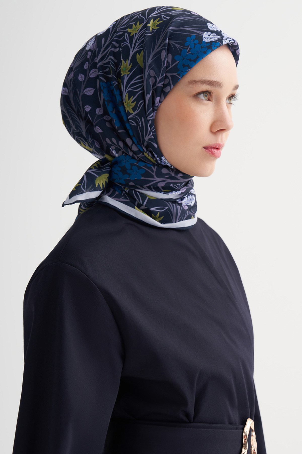Else Soft Eşarp Lacivert