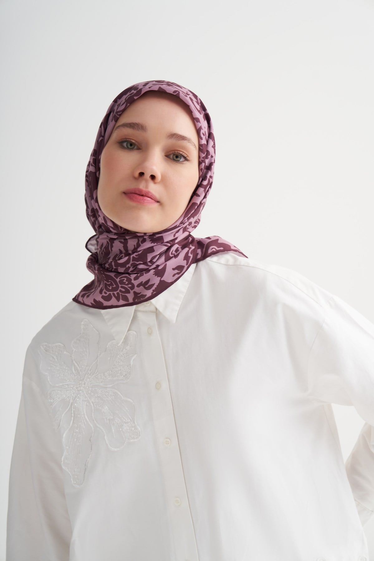 Rosea Soft Eşarp Gül Kurusu