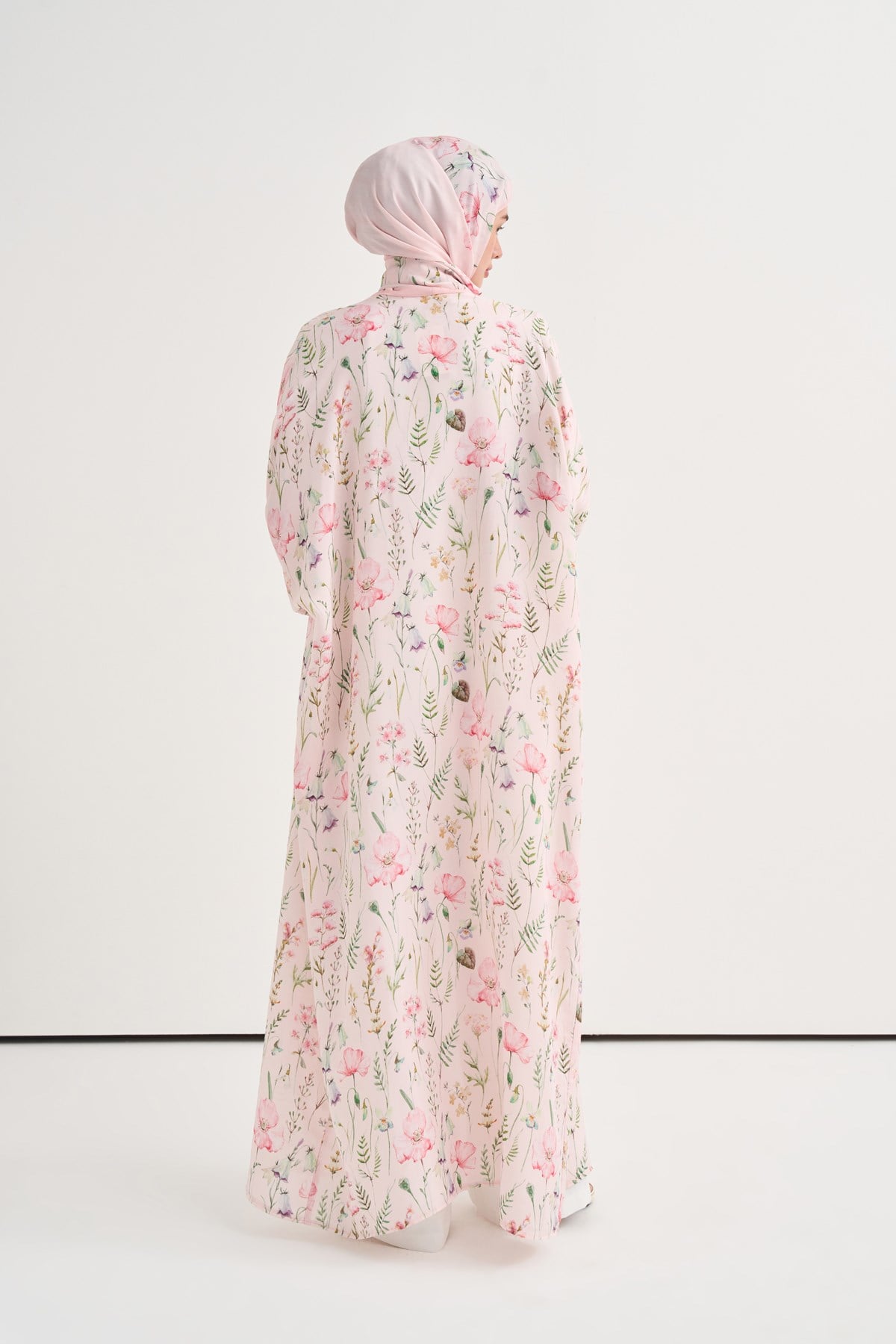 Camelia Floş Abaya Pembe