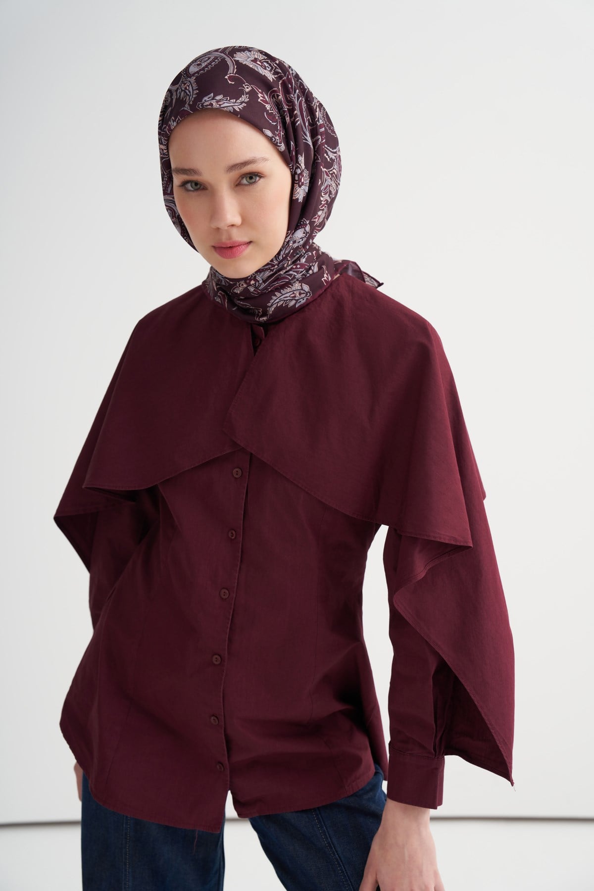 Amaris Soft Eşarp Mürdüm