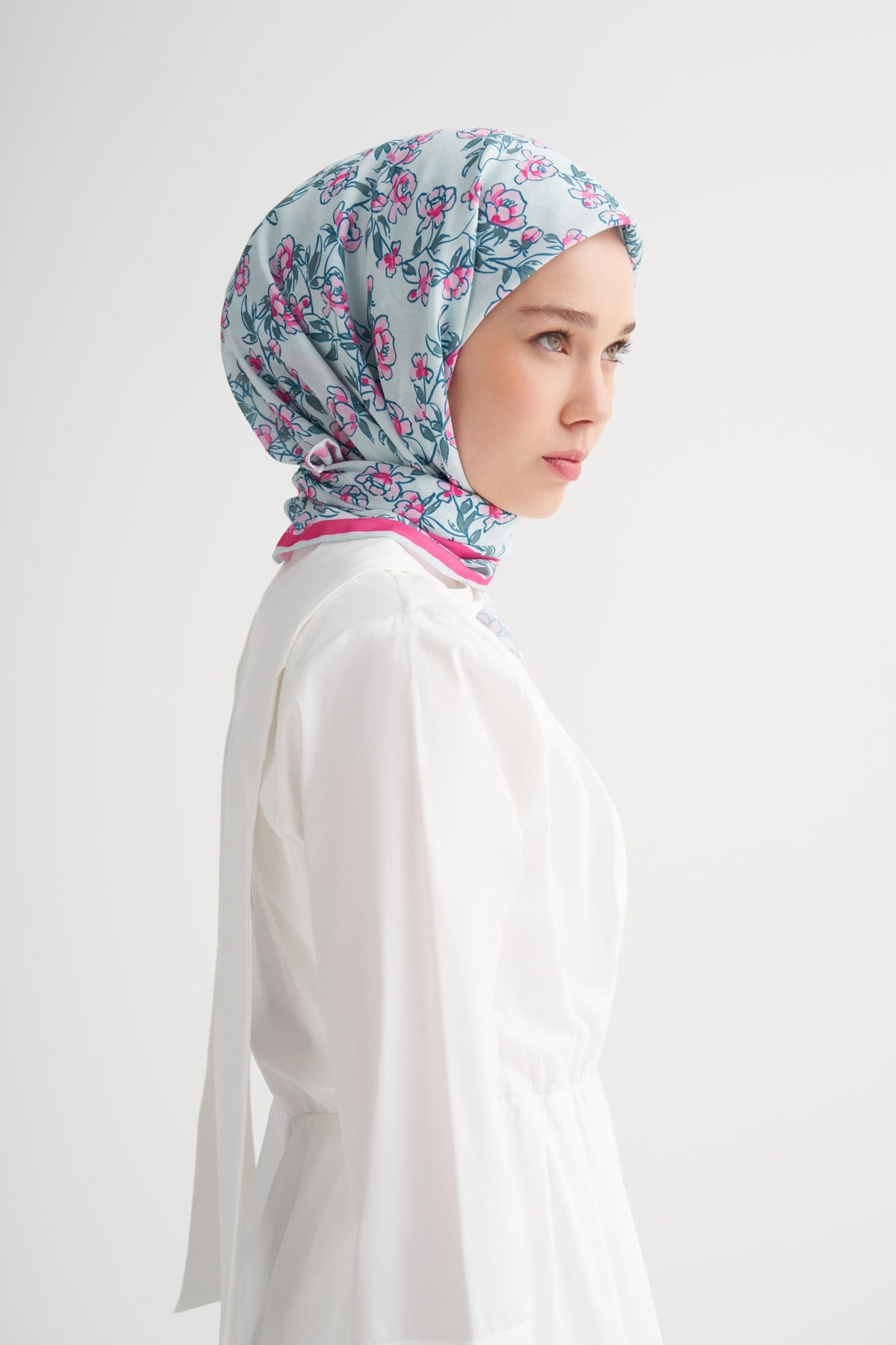 Florina Soft Eşarp Turkuaz