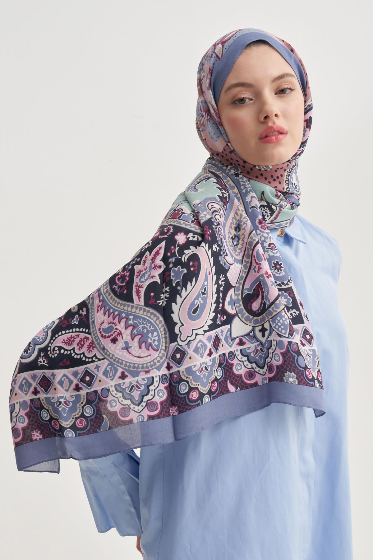 Liora Lila Nilla Pamuklu Şal