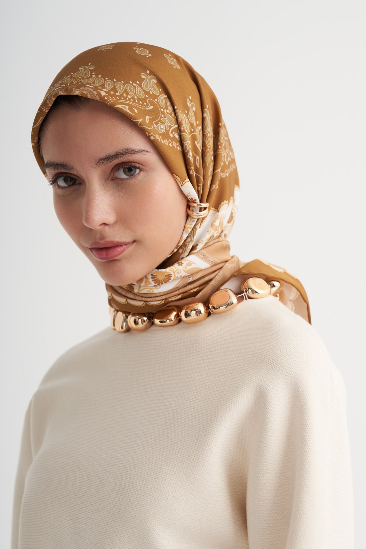 Ashen Hardal Twill Eşarp