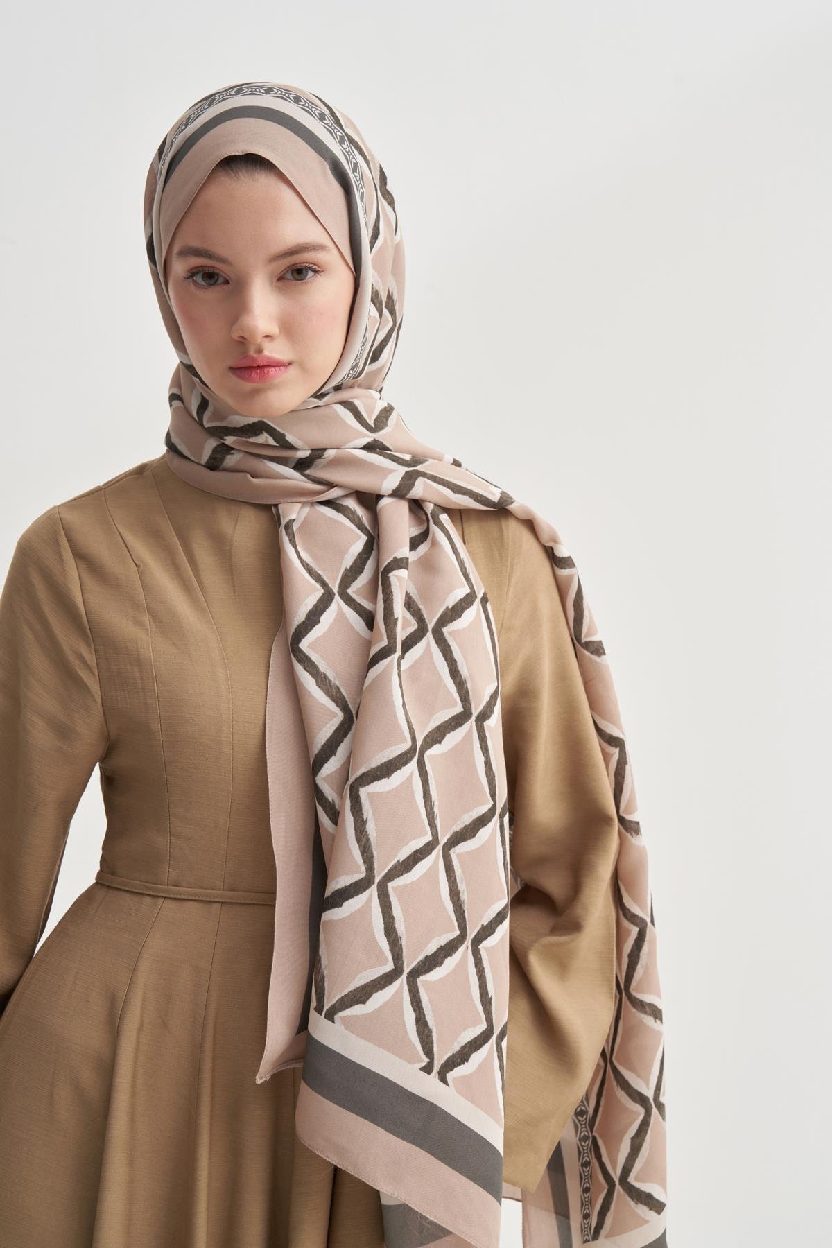 Velora Vela Floş Şal Krem