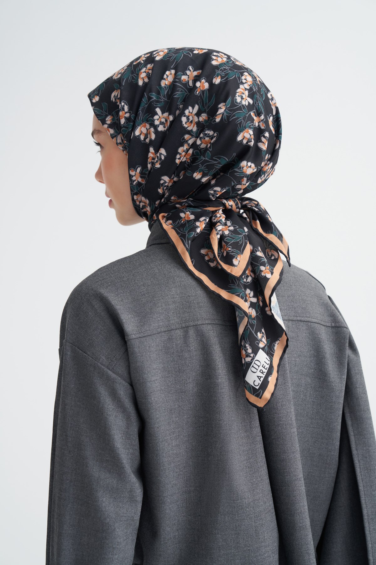 Florina Soft Eşarp Siyah
