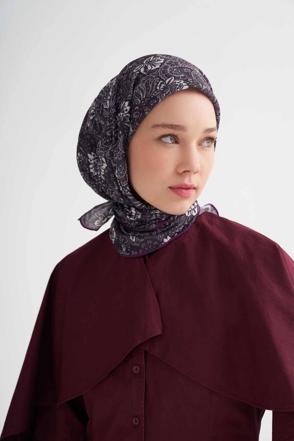 Velora Soft Eşarp Mor