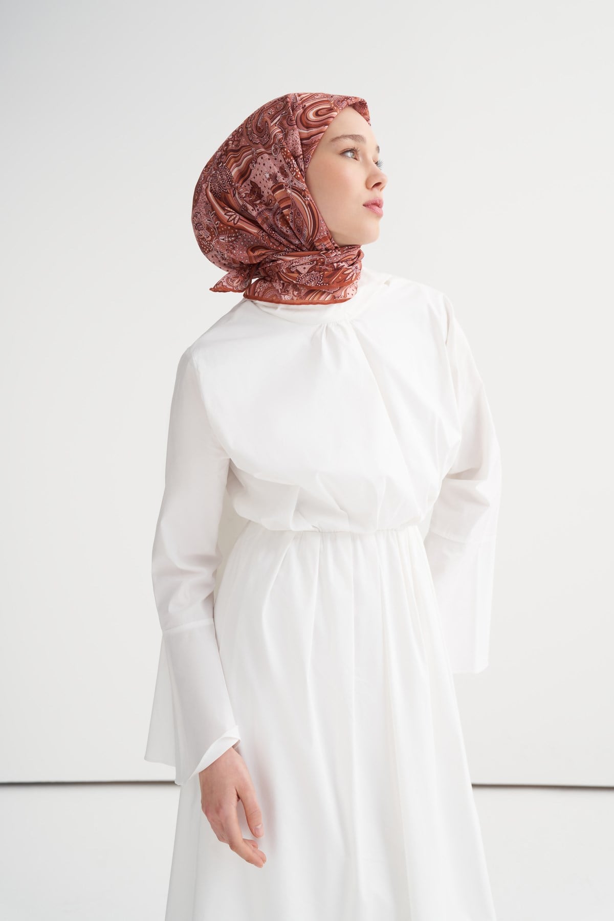 Nerissa Soft Eşarp Turuncu