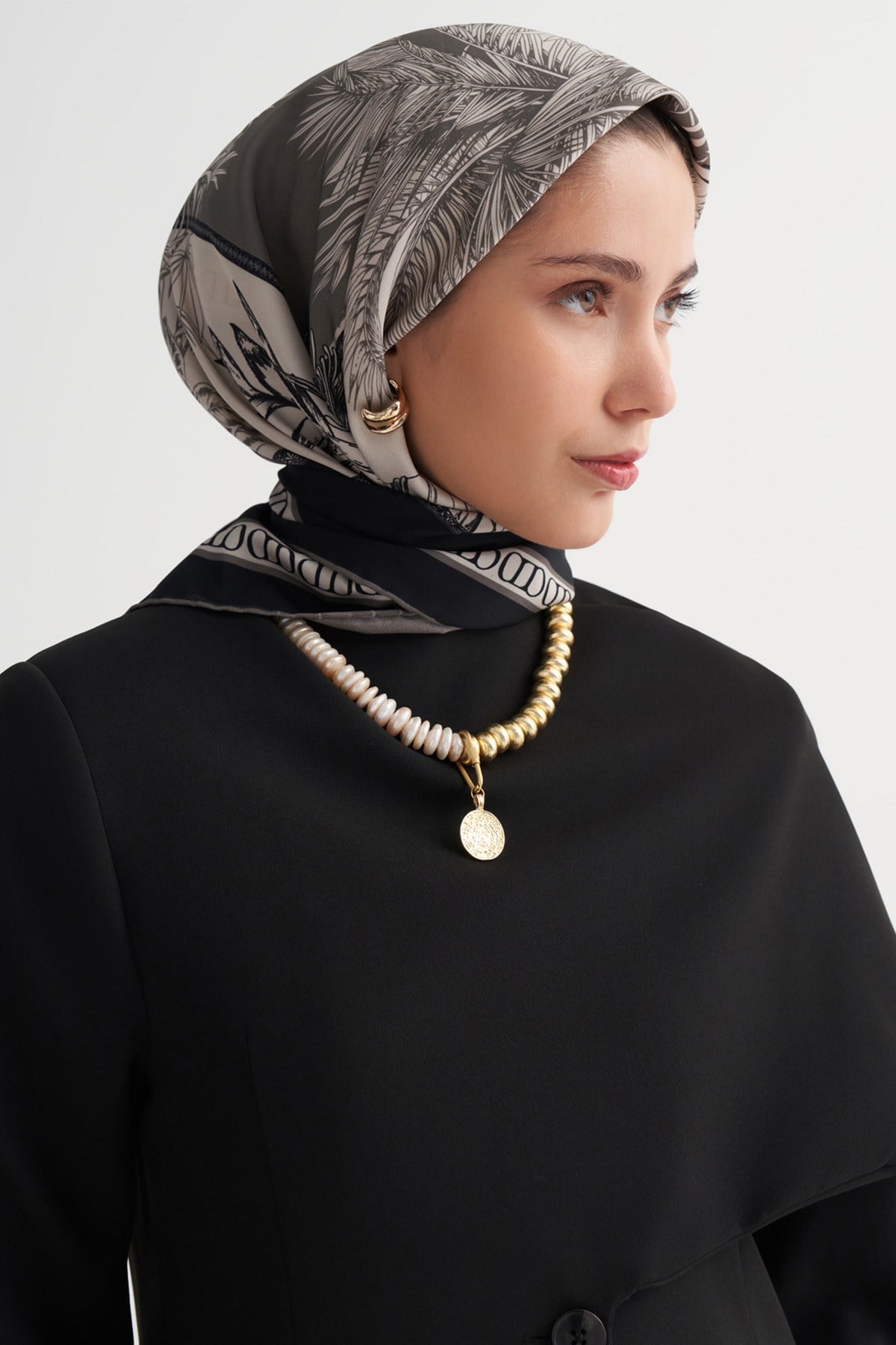 Botinica Antrasit Twill Eşarp