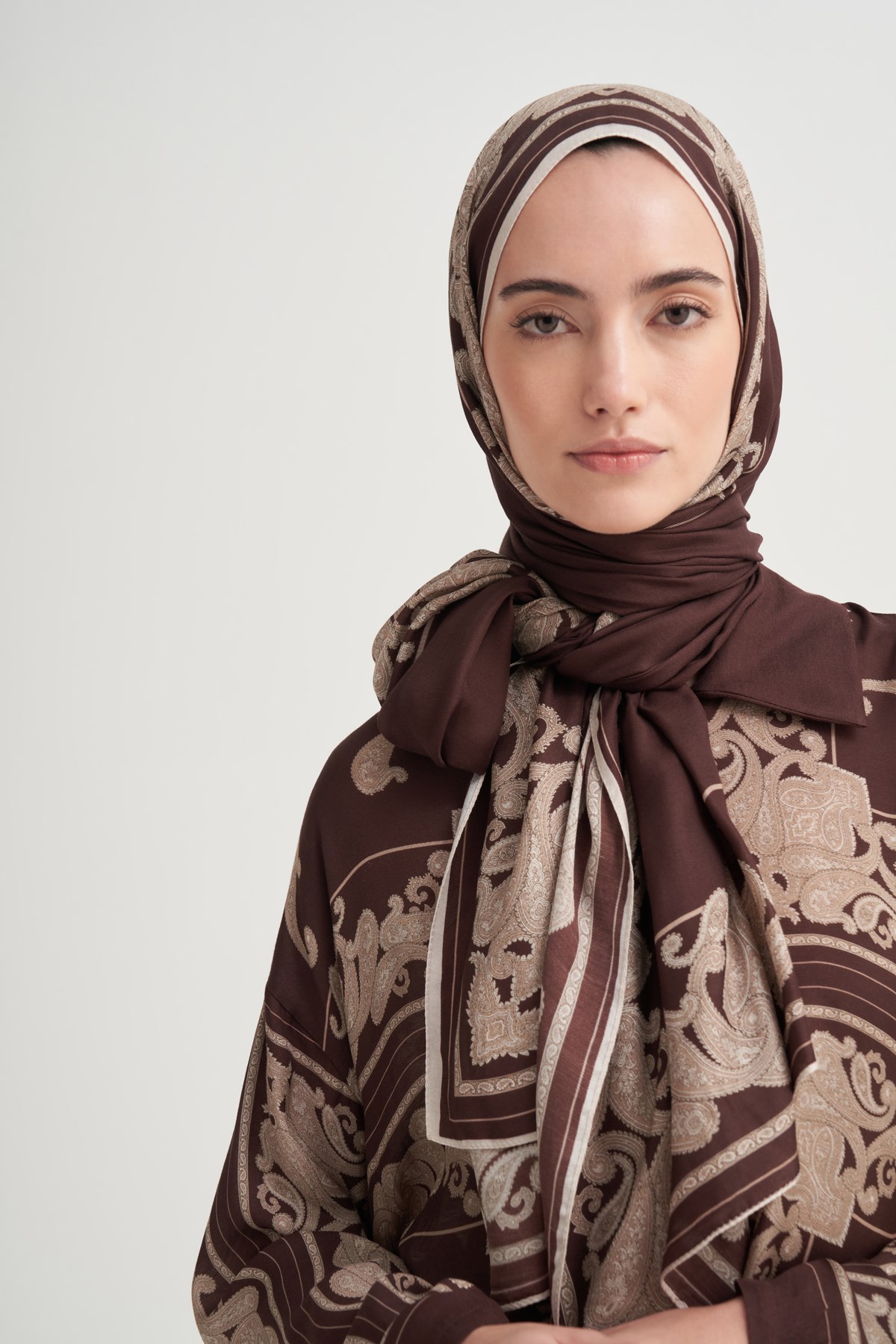 Regal Floş Şal Kahve