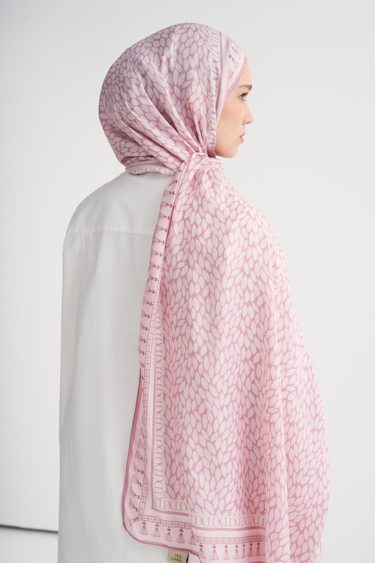 Vera İncira Viskon Şal Soft Pembe