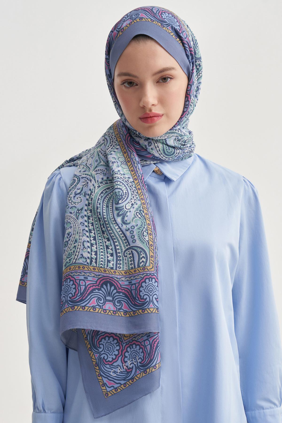 Ravena Lila Nilla Pamuklu Şal