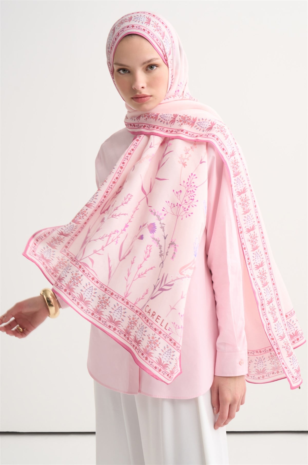 Elite Garden Floş Şal Pembe