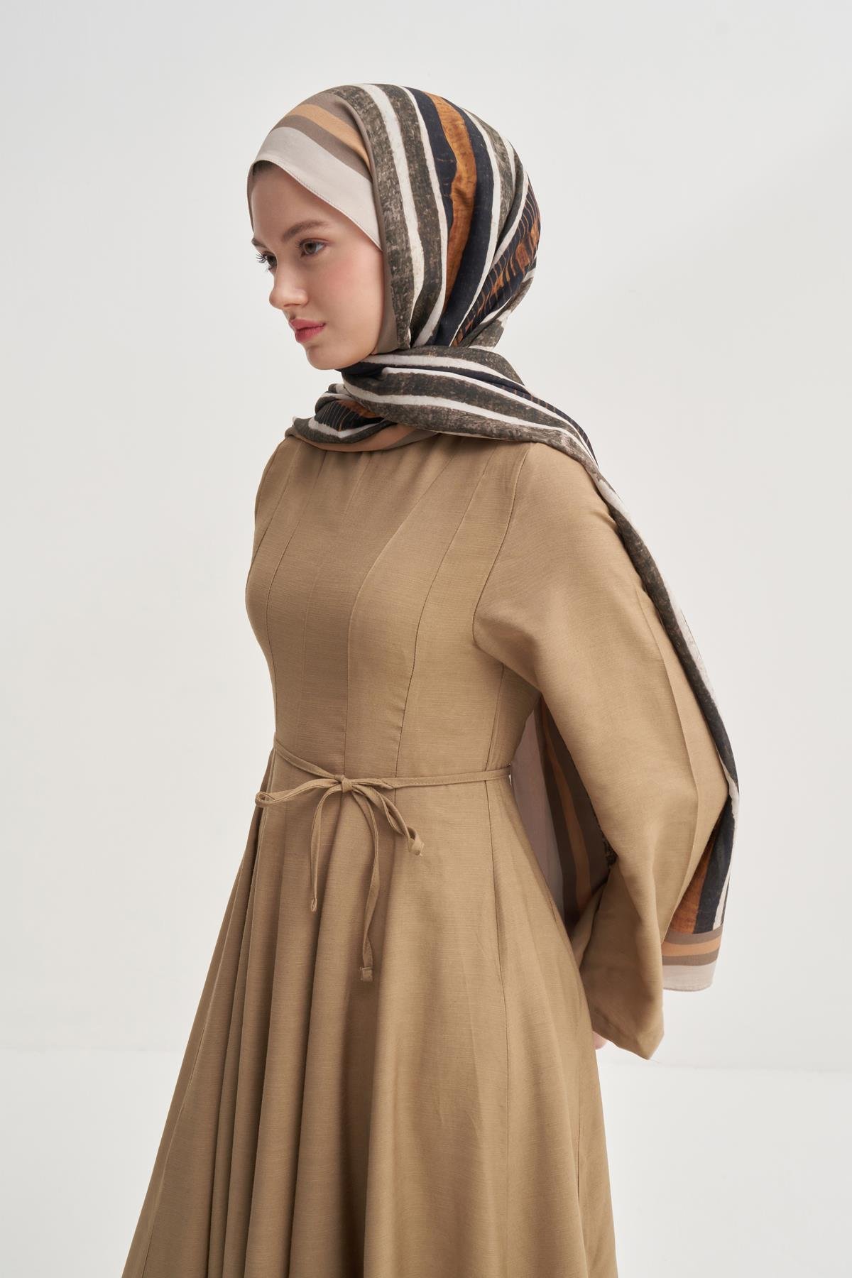 Arden Vela Floş Şal Krem